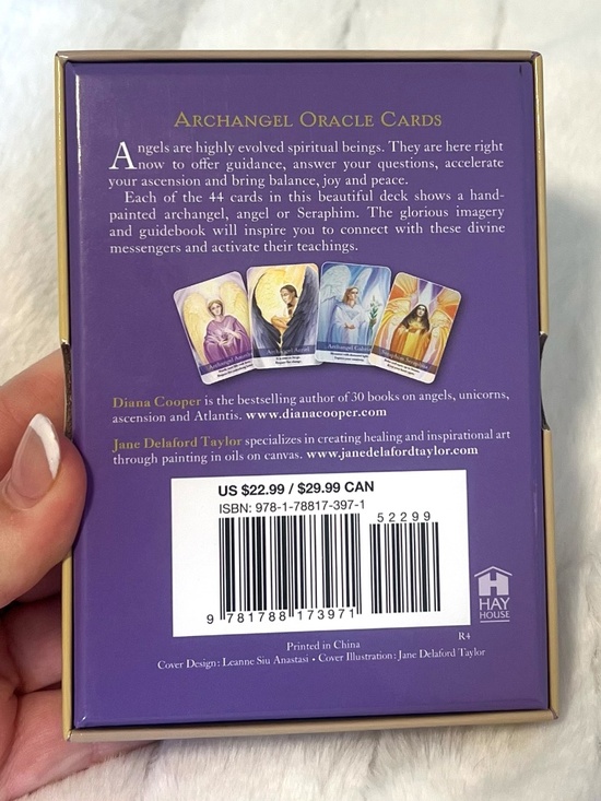 Archangel Oracle Cards Deck – Diana Cooper – 44 Cards + Guidebook - NWOT - Picture 4 of 4